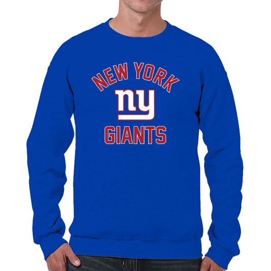 New York Giants NFL Adult Gameday Football Crewneck Sweatshirt - Royal