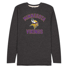 Minnesota Vikings NFL Gameday Adult Long Sleeve Shirt - Charcoal