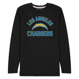 Los Angeles Chargers NFL Gameday Adult Long Sleeve Shirt - Black