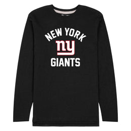 New York Giants NFL Gameday Adult Long Sleeve Shirt - Black