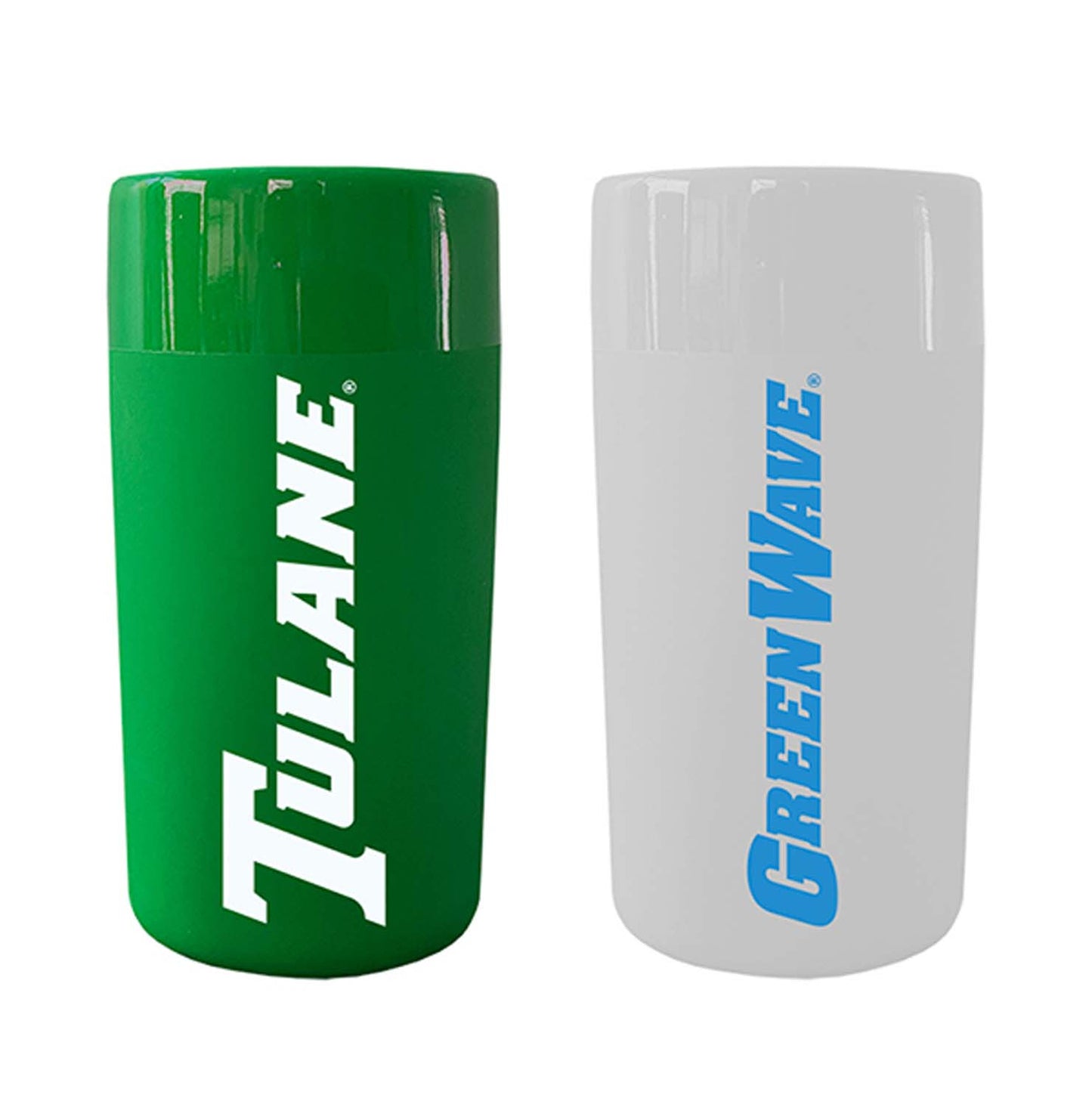 Tulane Green Wave College and University 2-Pack Shot Glasses - Team Color