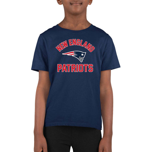New England Patriots NFL Youth Gameday Football T-Shirt - Navy
