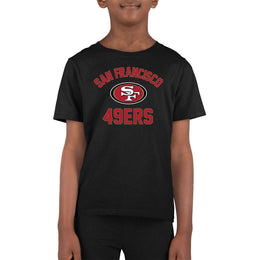 San Francisco 49ers NFL Youth Gameday Football T-Shirt - Black