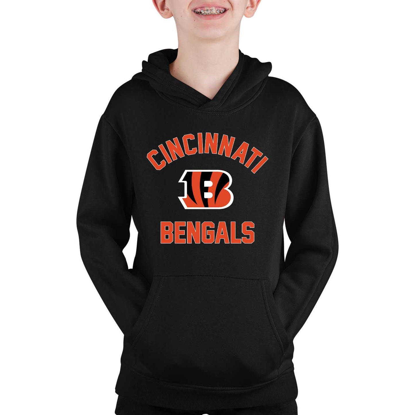 Cincinnati Bengals NFL Youth Gameday Hooded Sweatshirt - Black