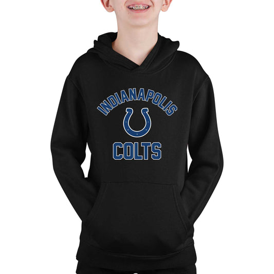 Indianapolis Colts NFL Youth Gameday Hooded Sweatshirt - Black