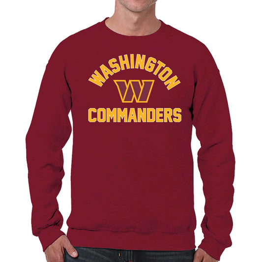 Washington Commanders NFL Adult Gameday Football Crewneck Sweatshirt - Maroon