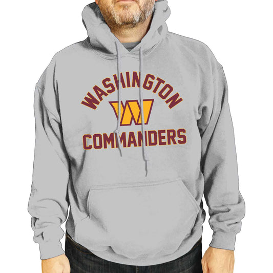 Washington Commanders NFL Adult Gameday Hooded Sweatshirt - Sport Gray