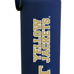 Georgia Tech Yellowjackets NCAA Stainless Steel Water Bottle - Navy