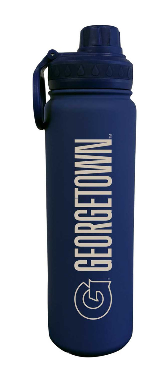 Georgetown Hoyas NCAA Stainless Steel Water Bottle - Navy