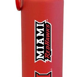 Miami Redhawks NCAA Stainless Steel Water Bottle - Red