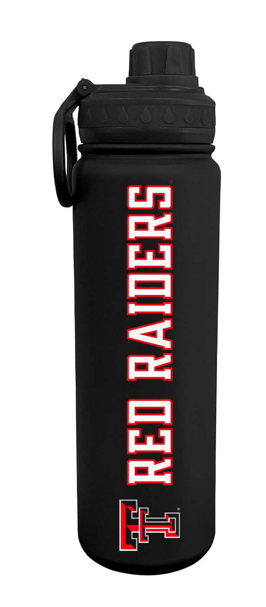 Texas Tech Red Raiders NCAA Stainless Steel Water Bottle - Black