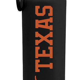 Texas Longhorns NCAA Stainless Steel Water Bottle - Black