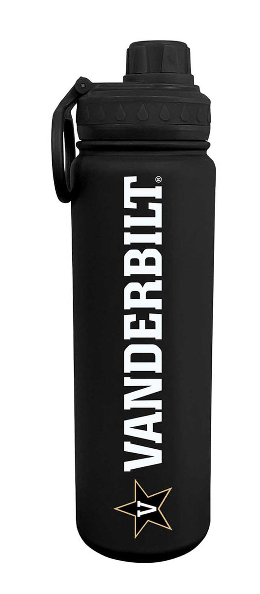 Vanderbilt Commodores NCAA Stainless Steel Water Bottle - Black