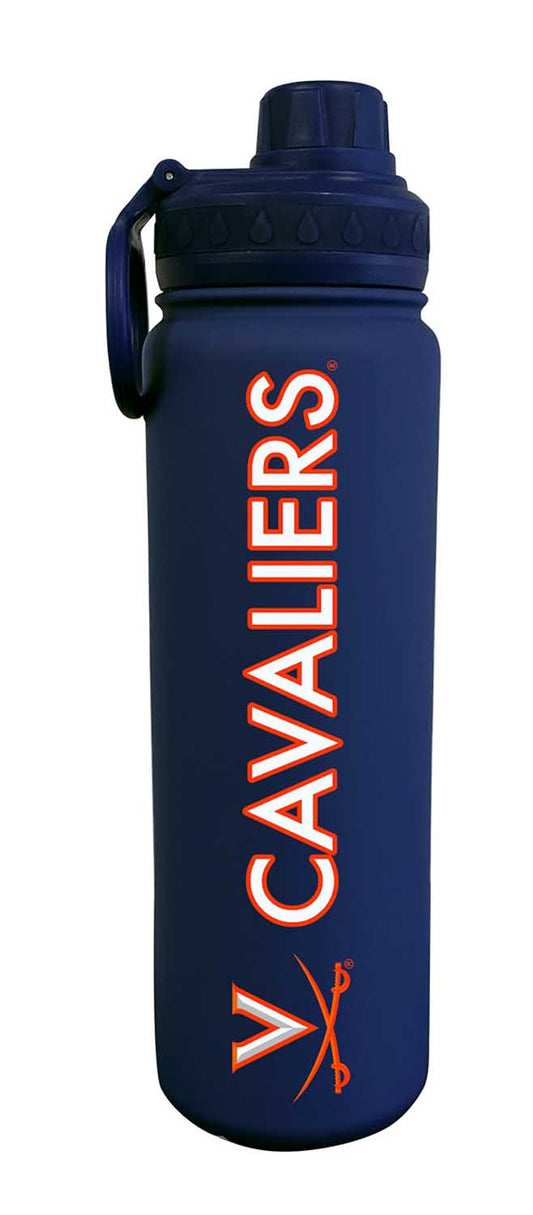 Virginia Cavaliers NCAA Stainless Steel Water Bottle - Navy