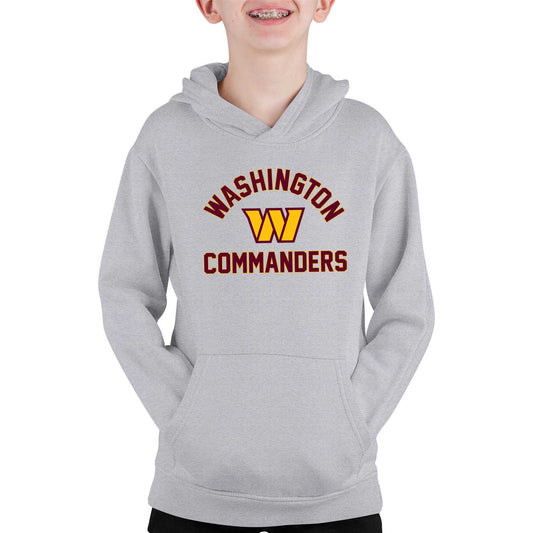 Washington Commanders NFL Youth Gameday Hooded Sweatshirt - Sport Gray