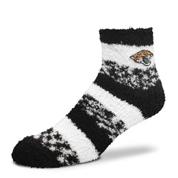 Jacksonville Jaguars NFL Cozy Soft Slipper Socks - Black