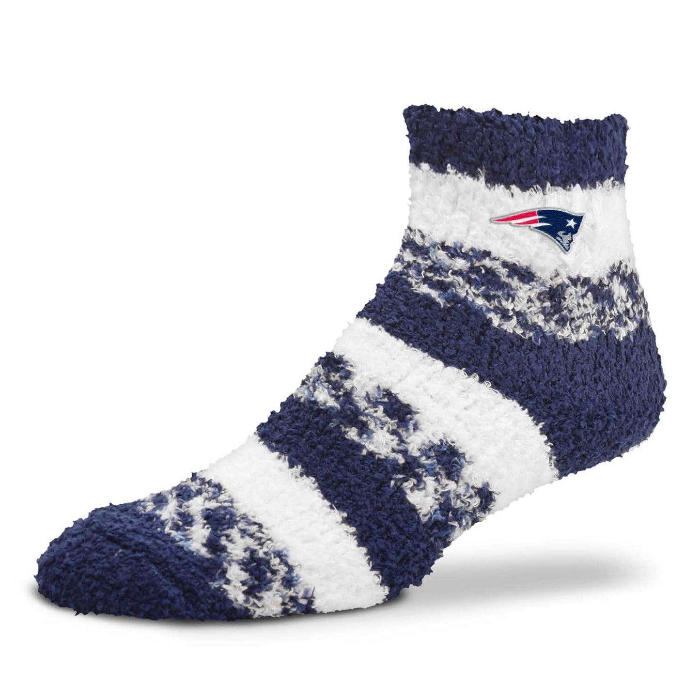New England Patriots NFL Cozy Soft Slipper Socks - Navy
