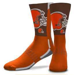 Cleveland Browns NFL Youth V Curve Socks - Orange