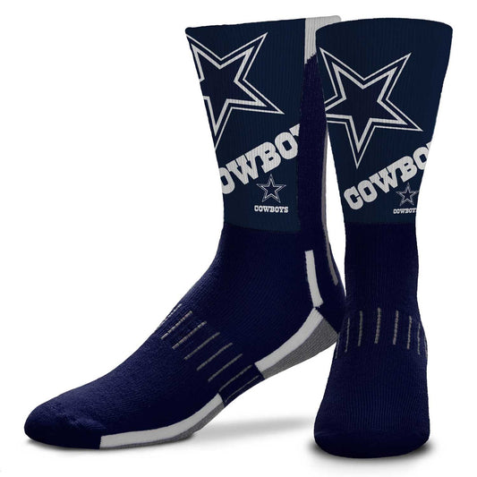 Dallas Cowboys NFL Youth V Curve Socks - Team Color