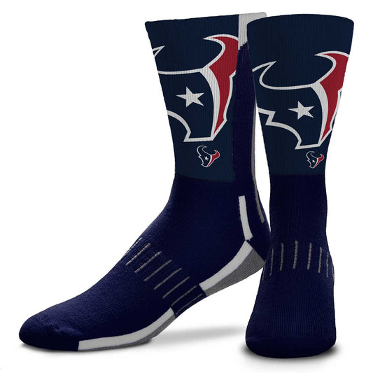 Houston Texans NFL Youth V Curve Socks - Team Color