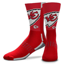 Kansas City Chiefs NFL Youth V Curve Socks - Team Color