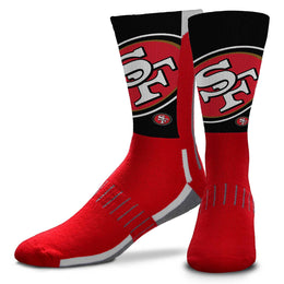 San Francisco 49ers NFL V Curve  Socks - Red