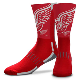 Detroit Red Wings Youth NHL Zoom Curve Team Crew Socks - Red