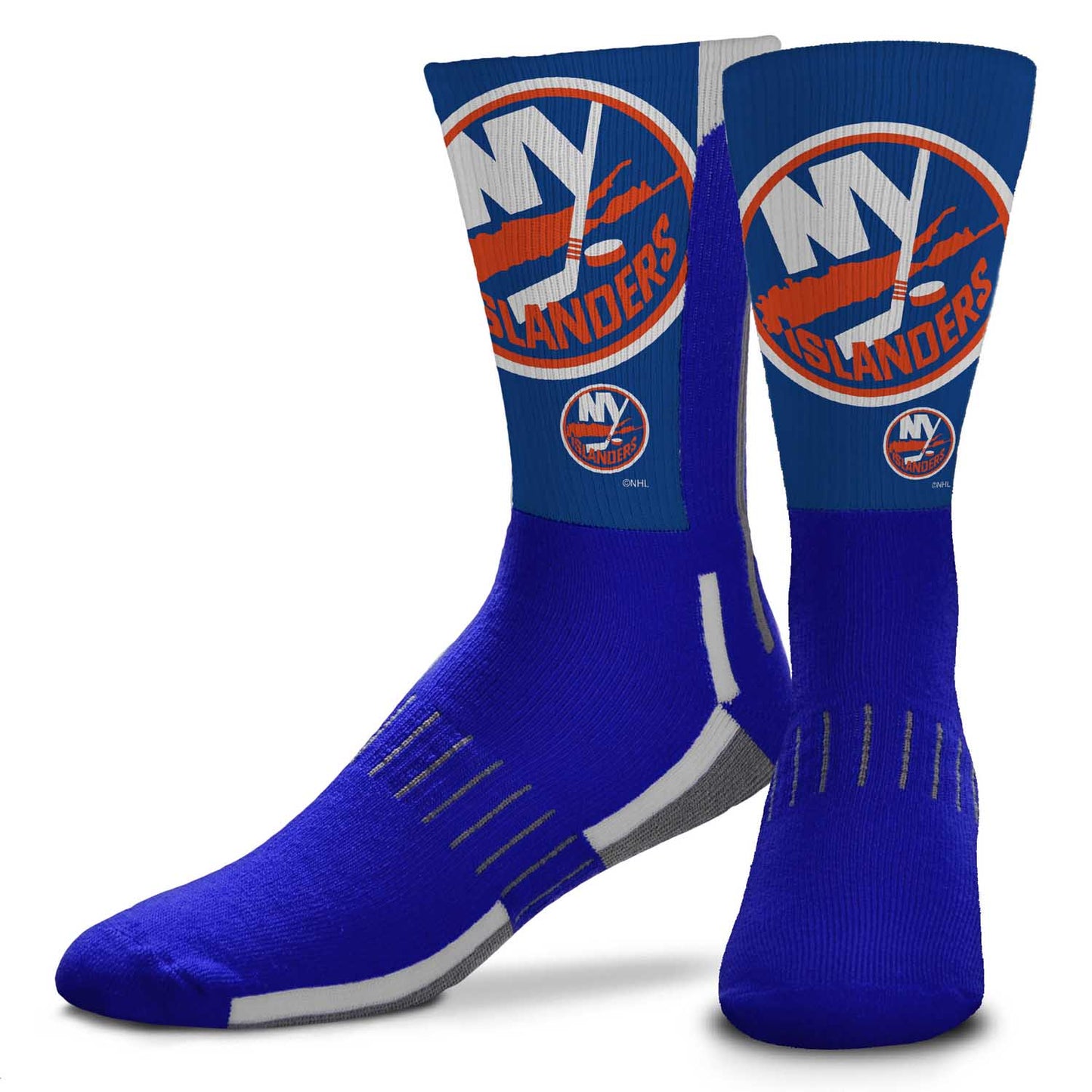 New York Islanders Youth NHL Zoom Curve Team Crew Socks - Royal