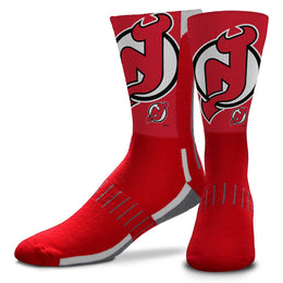 New Jersey Devils Youth NHL Zoom Curve Team Crew Socks - Red