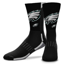 Philadelphia Eagles NFL Adult Curve Socks - Charcoal