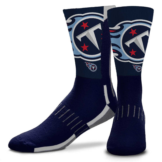 Tennessee Titans NFL Adult Curve Socks - Indigo/Navy