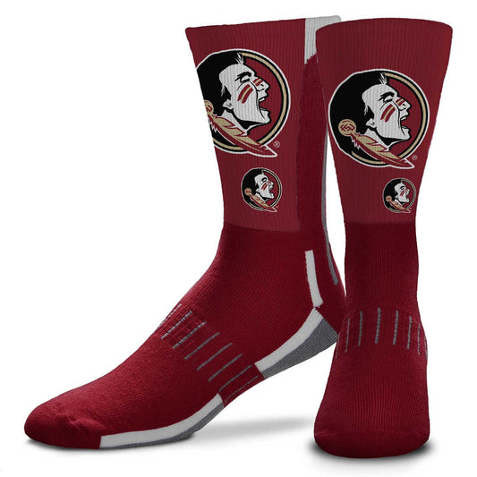 Florida State Seminoles NCAA Adult State and University Crew Socks - Garnet