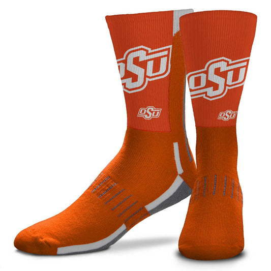 Oklahoma State Cowboys NCAA Adult State and University Crew Socks - Orange