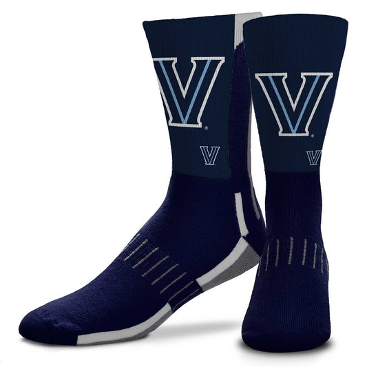 Villanova Wildcats NCAA Adult State and University Crew Socks - Indigo/Navy