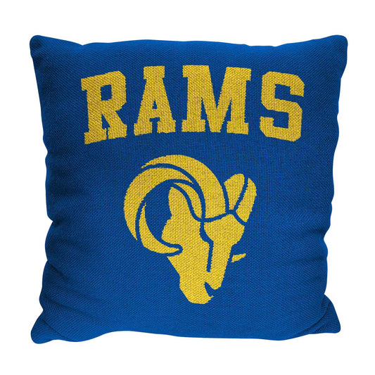 Los Angeles Rams NFL Decorative Football Throw Pillow - Blue