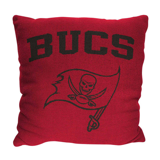 Tampa Bay Buccaneers NFL Decorative Football Throw Pillow - Red