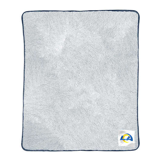 Los Angeles Rams NFL Silk Touch Sherpa Throw Blanket - Blue