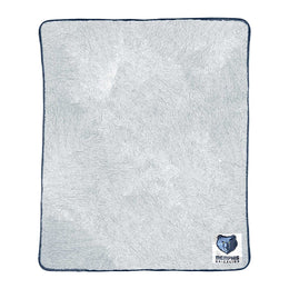 Memphis Grizzlies NBA Silk Touch Sherpa Throw Blanket - Blue