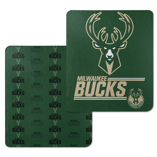 Milwaukee Bucks NBA Double Sided Blanket - Green