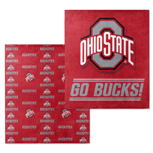 Ohio State Buckeyes NCAA Double Sided Blanket - Red