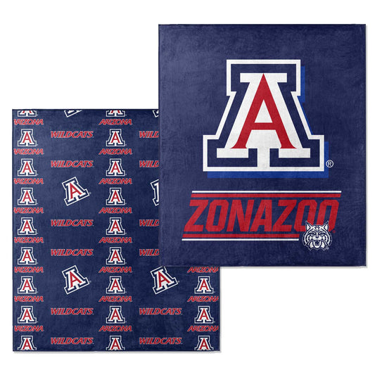 Arizona Wildcats NCAA Double Sided Blanket - Navy