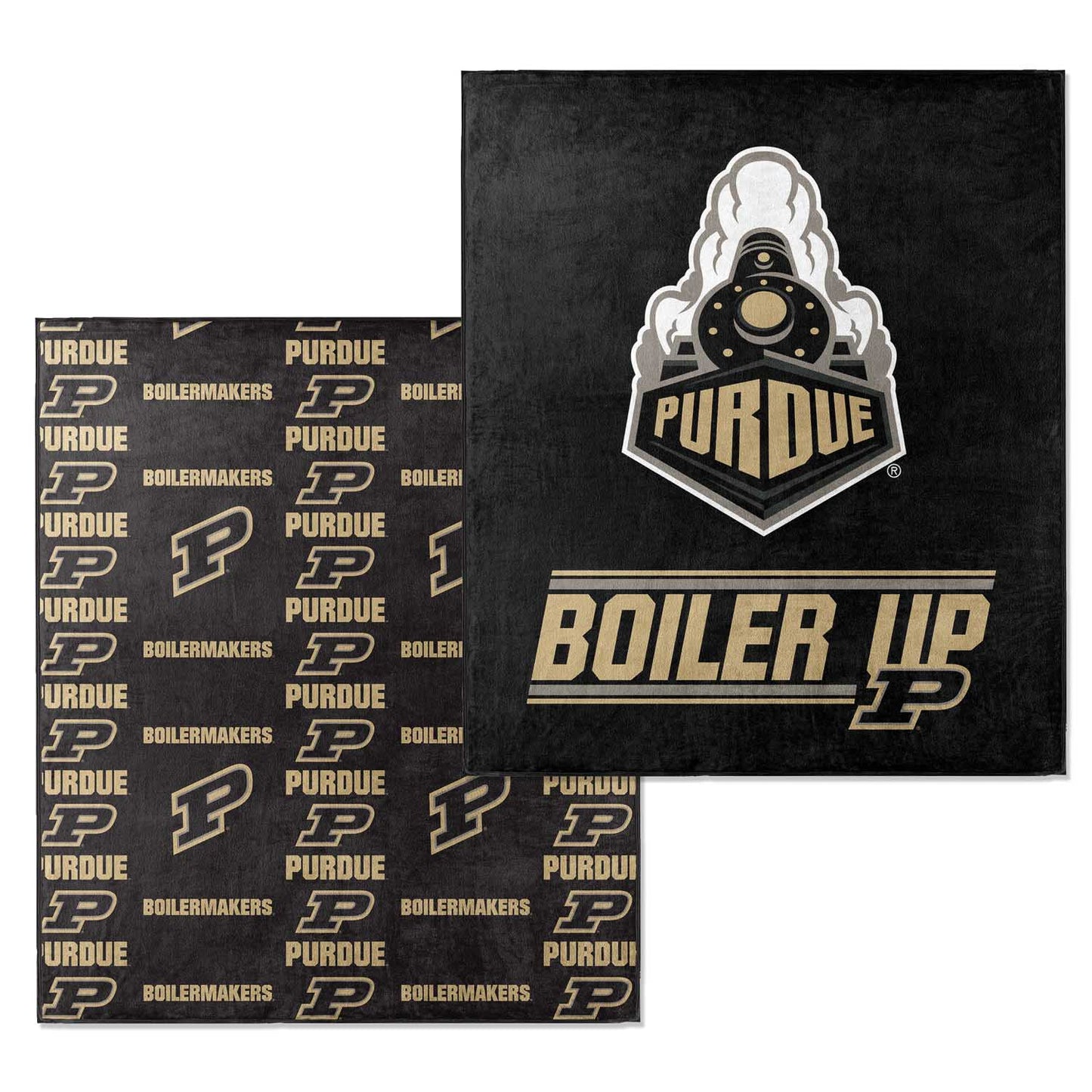 Purdue Boilermakers NCAA Double Sided Blanket - Black