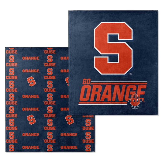 Syracuse Orange NCAA Double Sided Blanket - Navy