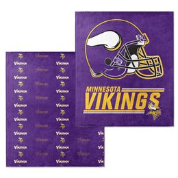 Minnesota Vikings NFL Double Sided Blanket - Purple