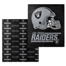 Las Vegas Raiders NFL Double Sided Blanket - Black