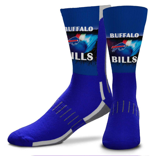 Buffalo Bills NFL Adult Zoom Location Crew Socks - Royal