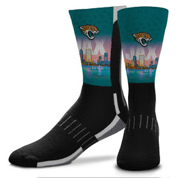 Jacksonville Jaguars NFL Youth Zoom Location Crew Socks - Black