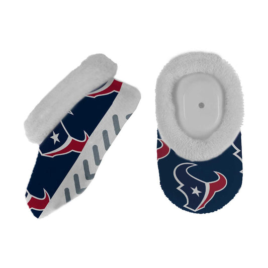Houston Texans NFL Baby Booties Infant Boys Girls Cozy Slipper Socks - Navy