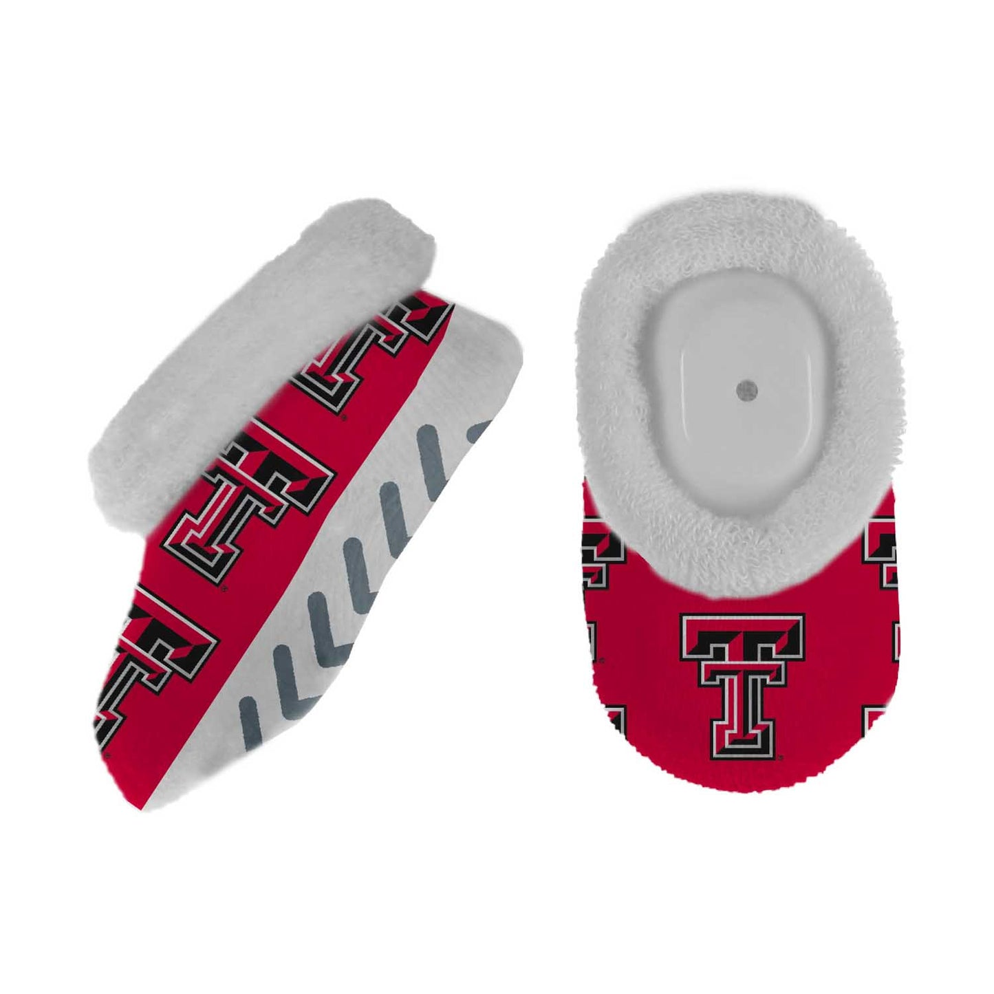 Texas Tech Red Raiders College Baby Booties Infant Boys Girls Cozy Slipper Socks - Red