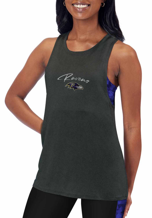 Baltimore Ravens NFL Women's Muscle Tank - Black